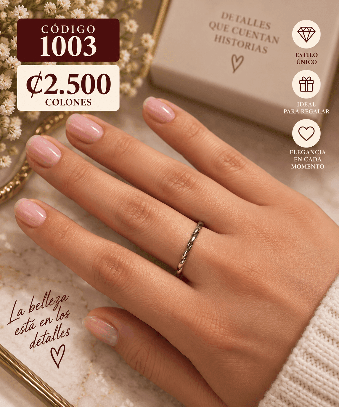 Anillo de acero 1003