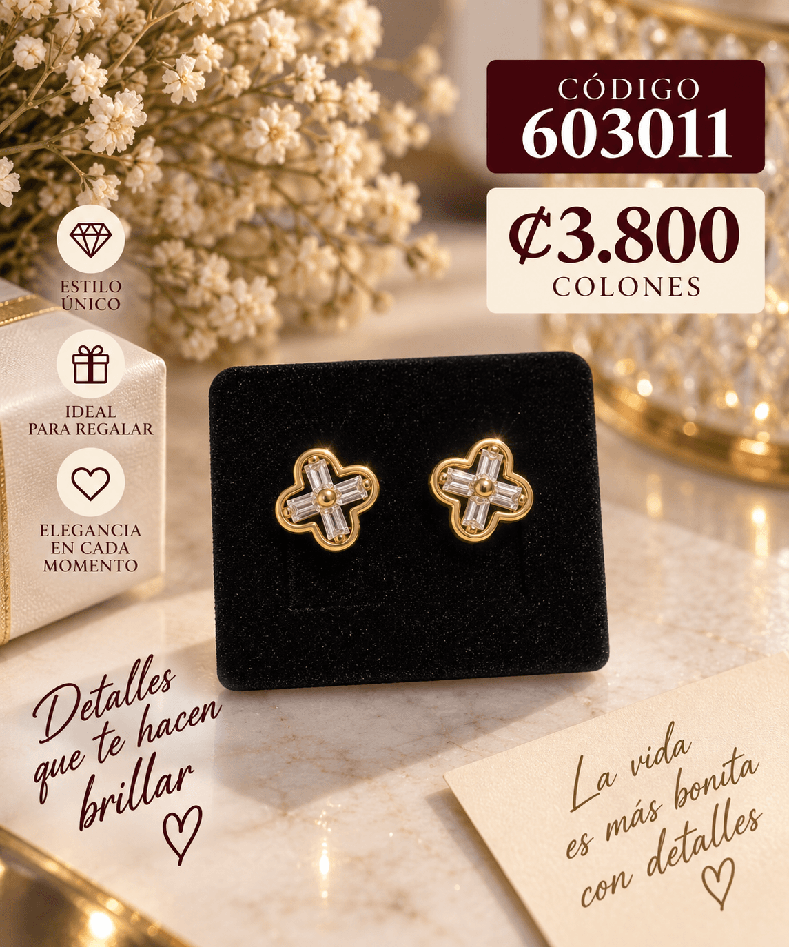 Aretes de acero 603011