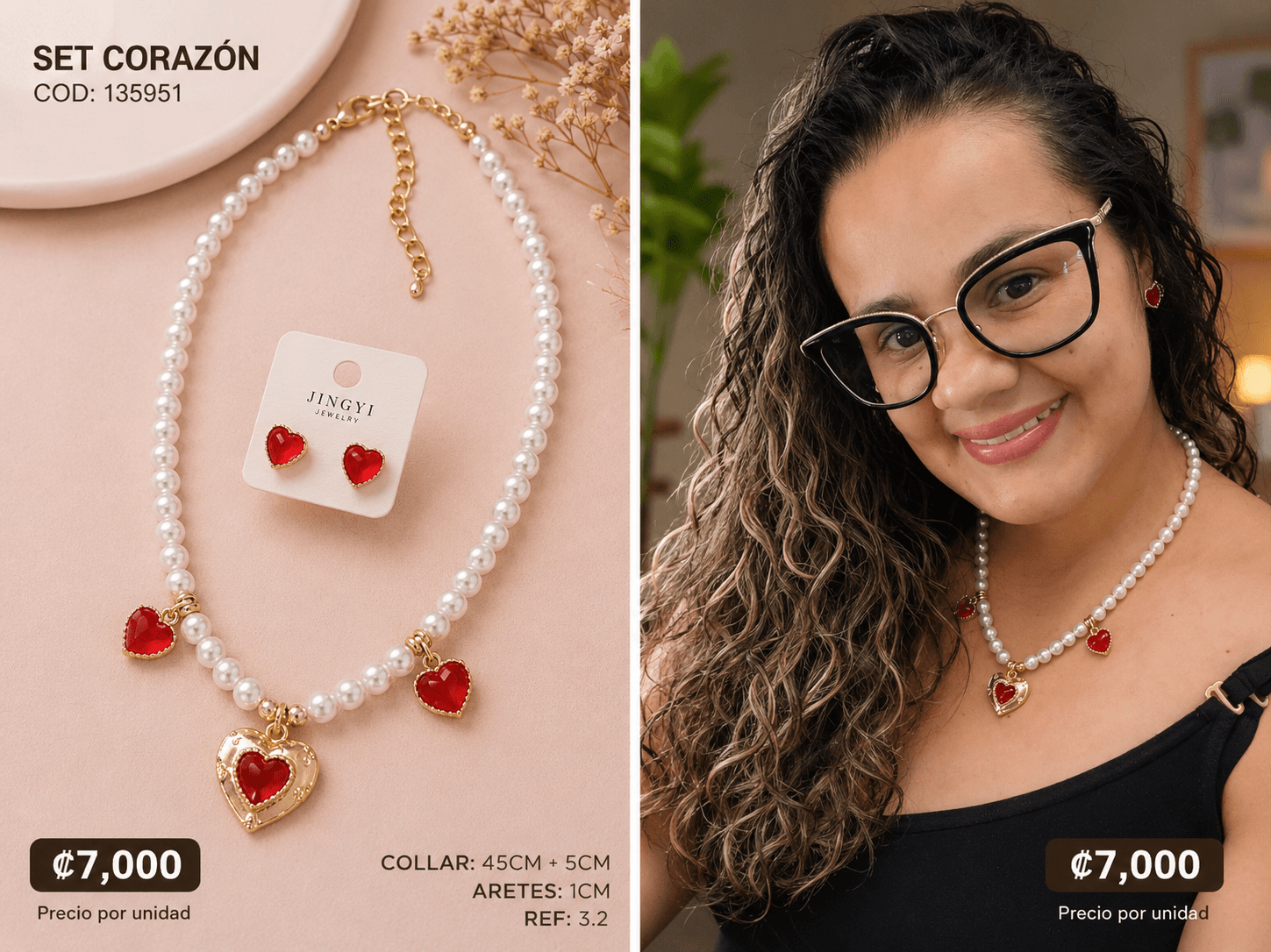 Set corazón