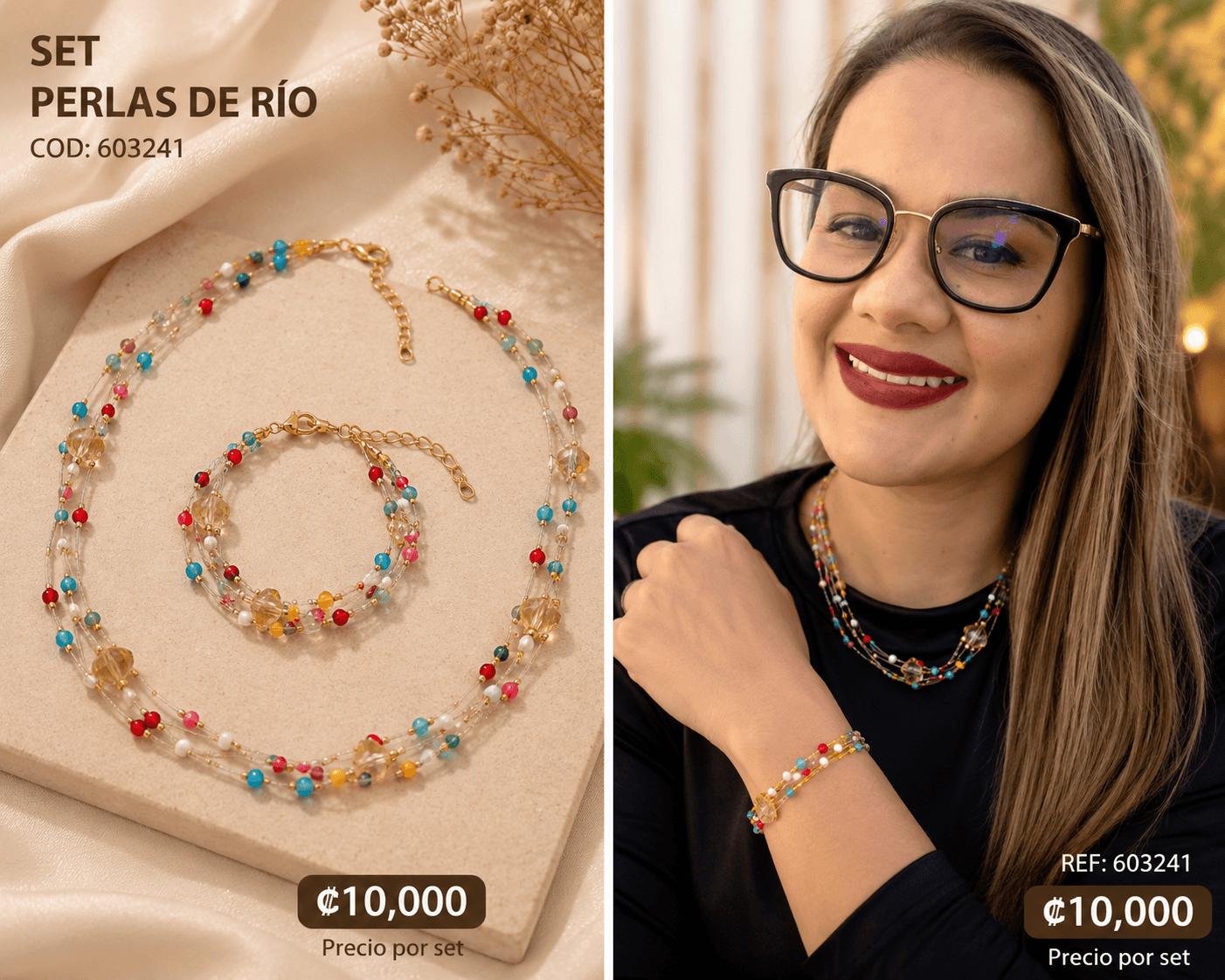 Set perlas de ríos